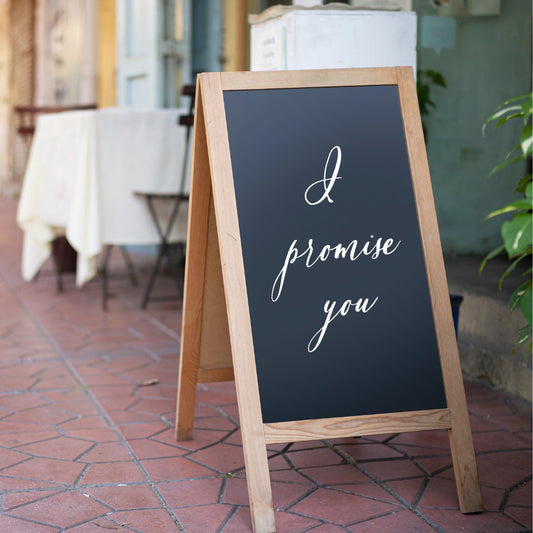 Personalized Sign Decal - Wedding Decor - DIY Sign Decals - Custom wording by you - Write your own caption